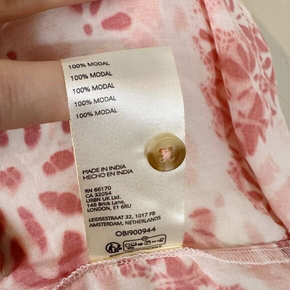 ANTHROPOLOGIE | The Romy Relaxed Button Down | Pilcro | Medium | Red Shirt - Picture 10 of 12